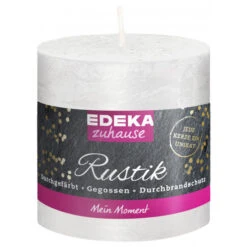 Zuhause Kerze Rustik Stumpe Weiß 8cm X 7cm