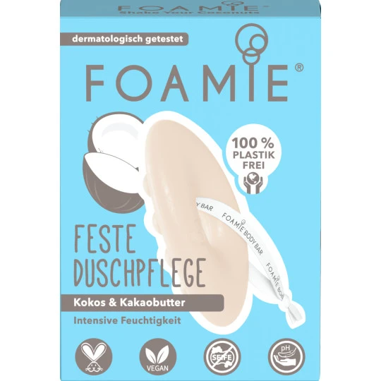 Feste Duschpflege Kokos & Kakaobutter 80G